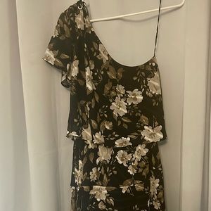 Women’s Dress - Lucky Brand Black Floral One Sleeve